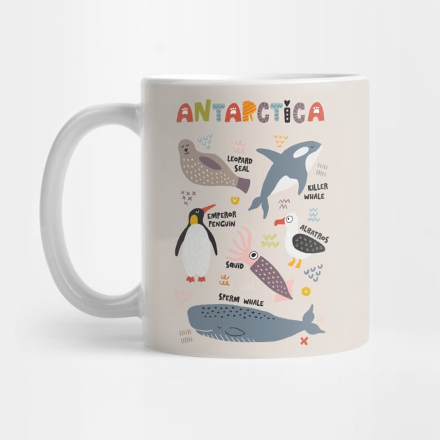 Antarctica Animals by JunkyDotCom